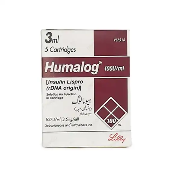 Humalog Lispro Cartridges 100i.u 3ml